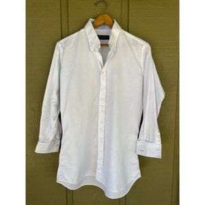 Executive Collection by Tom James White Dress Shirt Custom Made